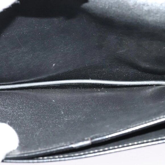 Christian Dior Trotter Canvas Shoulder Bag Navy Gold Auth BD2210 - Picture 10 of 16